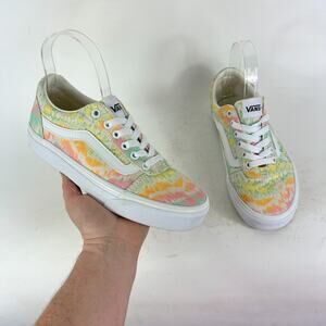 Vans Off The Wall Sneakers Women's 6.5 Multicolor Tie Dye Athletic Shoes 500714